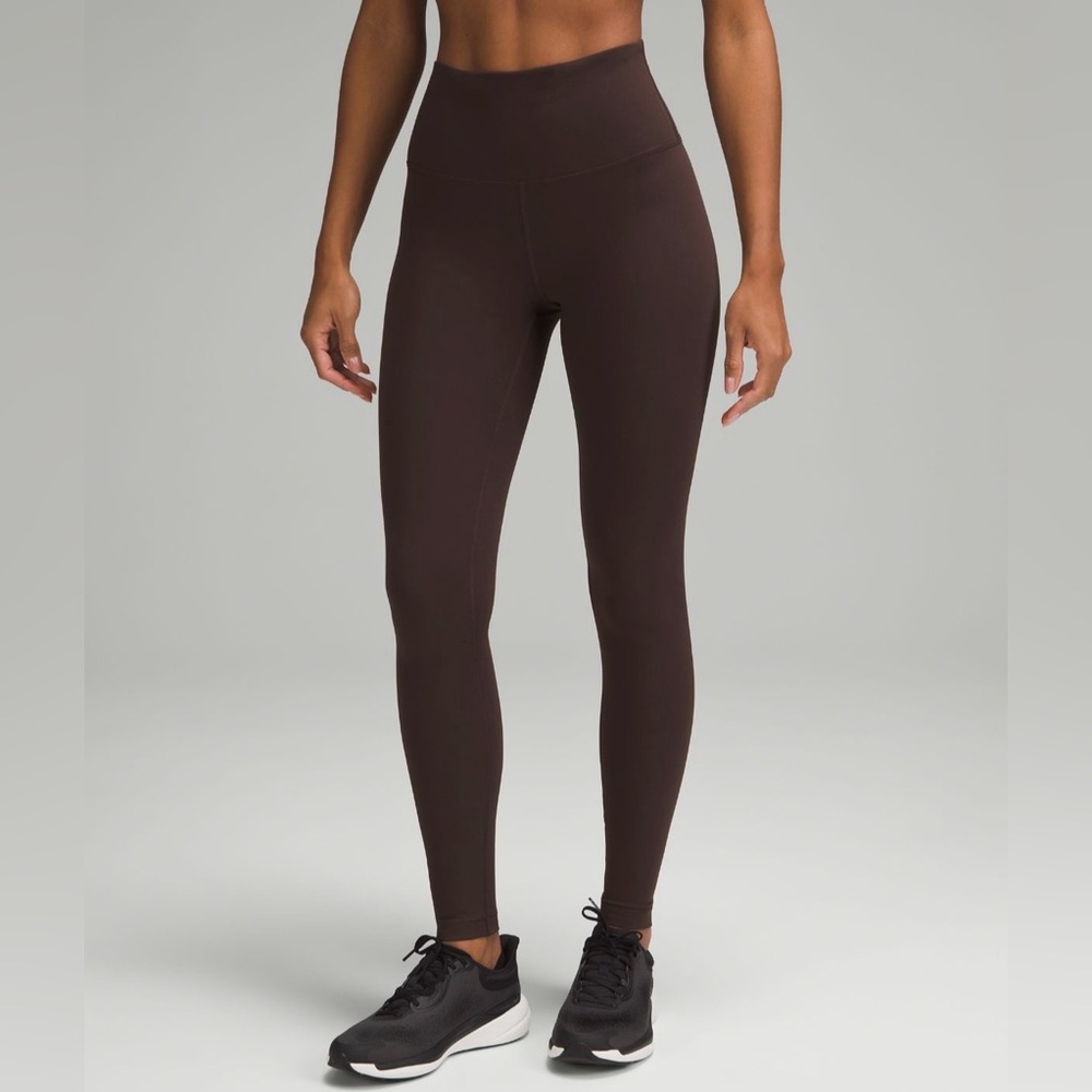 Lululemon Wunder Train Leggings - Size 12 - Espresso - 28”
